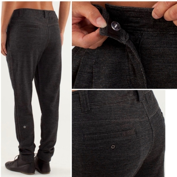 Lululemon Sit & Be Still Pant 100% Merino in Black - Picture 2 of 6